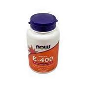 Now E-400 268 Mg (400 Iu) D-alpha With Mixed Tocopherols Plus 100 Mcg Of Selenium Antioxidant Protection Dietary Supplement Softgels