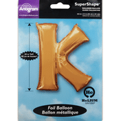 Anagram Foil Balloon, K, SuperShape