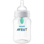Philips Avent Avent Anti-colic Baby Bottle With AirFree Vent, 9oz, 1pk, (INNERS ), Clear, SCF403/14EAS