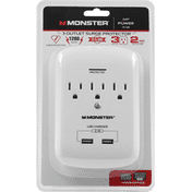 Monster 3 Outlet, Surge Protector, Home/Office
