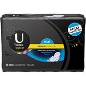 U by Kotex Extra Maxi Regular with Wings Pads
