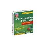 Rite Aid Pharmacy Sinus Congestion & Pain Relief, Daytime, Rapid Release Gelcaps, 24 gelcaps