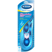 Dr. Scholl's Insoles, with Massaging Gel, Stimulating Step, Men's