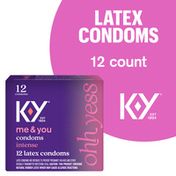 K-y® Intense Latex Condoms, Discreetly Packaged With Silicone-Based Lubricant