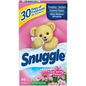 Snuggle Fresh Spring Flowers Fabric Conditioner Dryer Sheets