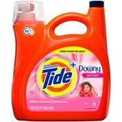 Tide Ultra Concentrated Liquid Laundry Detergent with a Touch of Downy, April Fresh,