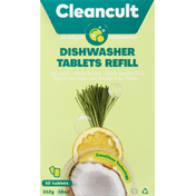 Cleancult Dishwasher Tablets Refill, Lemongrass