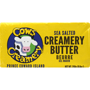 COWS Creamery Butter, Creamery, Sea Salted