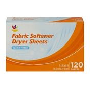 SB Fabric Softener Dryer Sheets Clean Fresh - 120 CT