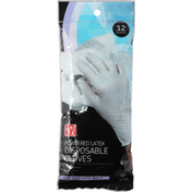 Harris Teeter Gloves, Disposable, Powdered Latex