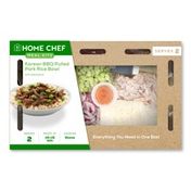 Home Chef Korean BBQ Pulled Pork Rice Bowl With Edamame Meal Kit