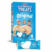 Kellogg's Rice Krispies Treats Marshmallow Snack Bars, Kids Snacks, School Lunch, Original