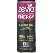 Zevia Energy Drink, Zero Calorie, Raspberry Lime