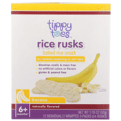 Tippy Toes Banana Baked Rice Rusks Snack