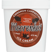 Moorenko's Ice Cream, Ultra-Premium, Cinnamon Cappuccino