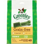 GREENIES Grain Free Teenie Natural Dental Dog Treats
