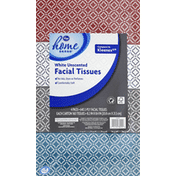 Kroger Facial Tissues, White, Unscented, 2-Ply