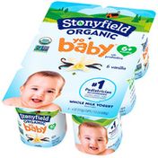 Stonyfield Organic YoBaby Vanilla Whole Milk Yogurt with Probiotics