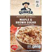 Quaker Instant Oatmeal Maple And Brown Sugar