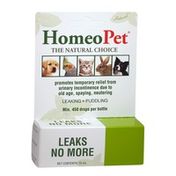 HomeoPet Leaks No More Homeopathic Urinary Incontinence Relief for Pets
