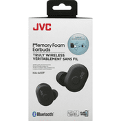 Jvc Earbuds, Memory Foam, Black, Truly Wireless