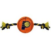 Pets First Extra Large NBA Indiana Pacers Nylon Basketball Rope Toy for Dogs