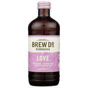 Brew Dr. Kombucha Love, Organic Kombucha, Lavender and Chamomile