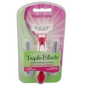 TopCare Triple Blade Women's Disposable Shaving Kit With Aloe & Vitamin E