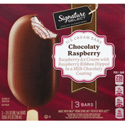 Signature Select Ice Cream Bars, Chocolaty Raspberry