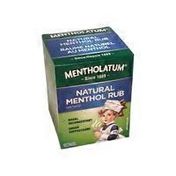 Mentholatum Natural Menthol Rub Ointment