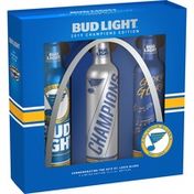 Bud Light NHL St. Louis Blues 2019 Champions Edition Beer, Bottles