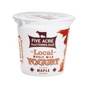 Five Acre Farms Maple Whole Milk Greek Yogurt
