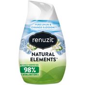 Renuzit - Obsolete Renuzit Natural Elements Gel Air Freshener, Pure Linen & Orange Blossom, 7 Ounces