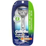 Gillette Fusion ProGlide SilverTouch Men's Power with Refill Razor