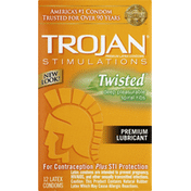 Trojan Condoms, Premium Latex, Premium Lubricant