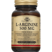 Solgar L-Arginine, 500 mg, Vegetable Capsules