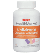 Hy-Vee Healthmarket, Children'S With Extra C Multivitamin Supplement Chewable Tablets