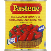 Pastene Tomatoes, San Marzano, with Basil Leaf