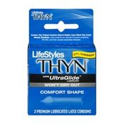 LifeStyles Thyn Condoms - 3 CT
