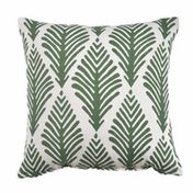 Everhome Leaf Square Throw Pillow - Green - 18"