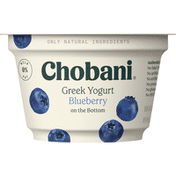 Chobani Yogurt, Non-Fat, Greek, Blueberry on the Bottom