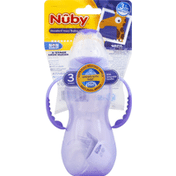 Nûby Bottle, Standard Neck, 11 Ounce, 3+ Months
