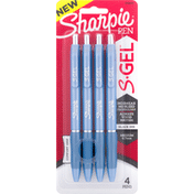 Sharpie Pens, Black Ink, Medium (0.7 mm)