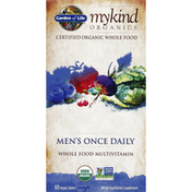 Garden of Life Multivitamin, Whole Food, Men's Once Daily, Vegan Tablets