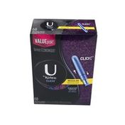 U by Kotex Click Compact Regular Unscented Tampons
