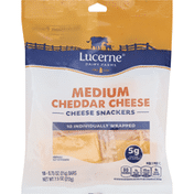 Lucerne Cheese Snackers, Medium Cheddar