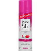 Pure Silk Shave Cream, Raspberry Mist, Value Size