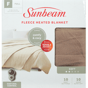 Sunbeam Blanket, Fleece Heated, Soft, Full