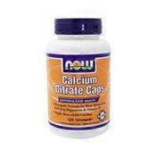 Now Calcium Citrate Caps Bone Metabolism Formula With Minerals & Vitamin D-2 Supports Bone Health Dietary Supplement Veg Capsules