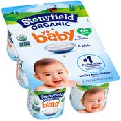 Stonyfield Organic YoBaby Plain Whole Milk Yogurt with Probiotics